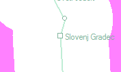 Slovenj Gradec szolgálati hely helye a térképen