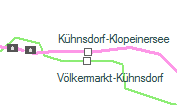 Kühnsdorf-Klopeinersee szolgálati hely helye a térképen