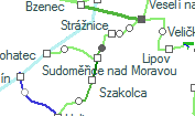 Sudoměřice nad Moravou szolgálati hely helye a térképen
