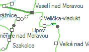 Lipov szolgálati hely helye a térképen
