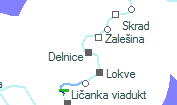 Delnice szolgálati hely helye a térképen