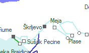 Škrljevo szolgálati hely helye a térképen
