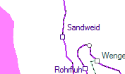 Sandweid szolgálati hely helye a térképen