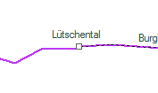 Lütschental szolgálati hely helye a térképen