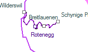 Breitlauenen szolgálati hely helye a térképen
