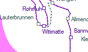 Witimatte szolgálati hely helye a térképen