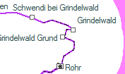Grindelwald Grund szolgálati hely helye a térképen