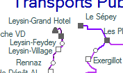 Leysin-Feydey szolglati hely helye a trkpen