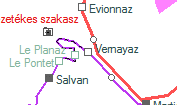 Vernayaz szolgálati hely helye a térképen