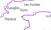Gryon-Chalméry szolgálati hely helye a térképen