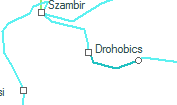 Drohobics szolgálati hely helye a térképen