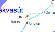 Ungvr-Vadaskert szolglati hely helye a trkpen