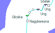 Ulicska szolgálati hely helye a térképen