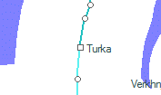 Turka szolgálati hely helye a térképen