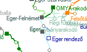 Egervár szolgálati hely helye a térképen