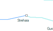 Strehaia szolgálati hely helye a térképen