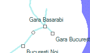 Gara Basarabi szolgálati hely helye a térképen