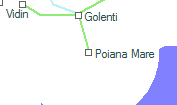 Poiana Mare szolgálati hely helye a térképen