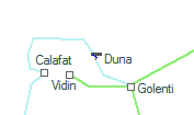 Duna szolgálati hely helye a térképen