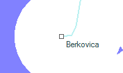 Berkovica szolgálati hely helye a térképen