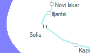 Sofia szolgálati hely helye a térképen