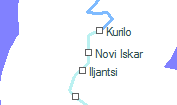 Novi Iskar szolgálati hely helye a térképen