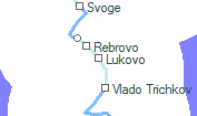 Lukovo szolgálati hely helye a térképen