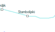 Stambolijski szolgálati hely helye a térképen