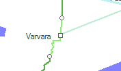 Varvara szolgálati hely helye a térképen