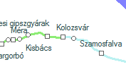 Kolozsvár szolgálati hely helye a térképen