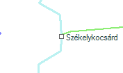 Szkelykocsrd szolglati hely helye a trkpen