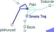 Simeria Triaj szolgálati hely helye a térképen