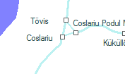 Coslariu szolgálati hely helye a térképen