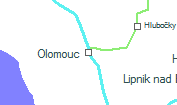 Olomouc szolgálati hely helye a térképen