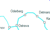 Oderberg szolgálati hely helye a térképen