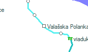 Valašska Polanka szolgálati hely helye a térképen