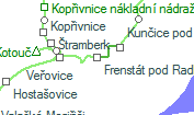 Frenstát pod Radhoštěm szolgálati hely helye a térképen