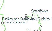 Budišov nad Budišovkou szolgálati hely helye a térképen