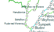 Hanušovice Holba szolgálati hely helye a térképen