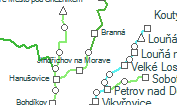 Nové Losiny szolgálati hely helye a térképen