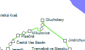 Glucholazy Miasto szolgálati hely helye a térképen