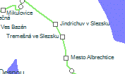 Tremešná ve Slezsku szolgálati hely helye a térképen