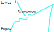 Skierniewice szolglati hely helye a trkpen