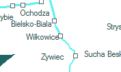 Wilkowice szolglati hely helye a trkpen
