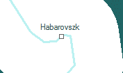 Habarovszk szolglati hely helye a trkpen
