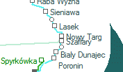 Nowy Targ szolgálati hely helye a térképen