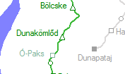 Dunakömlőd szolgálati hely helye a térképen