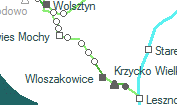 Starkowo szolgálati hely helye a térképen