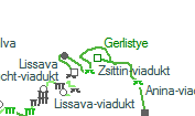 Gerlistye szolgálati hely helye a térképen