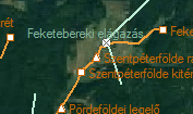 Szentpéterfölde rakodó szolgálati hely helye a térképen